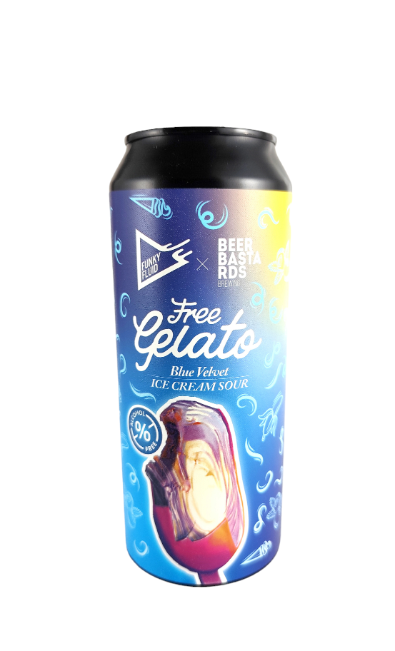 Funky Fluid Free Gelato: Blue Velvet nealko