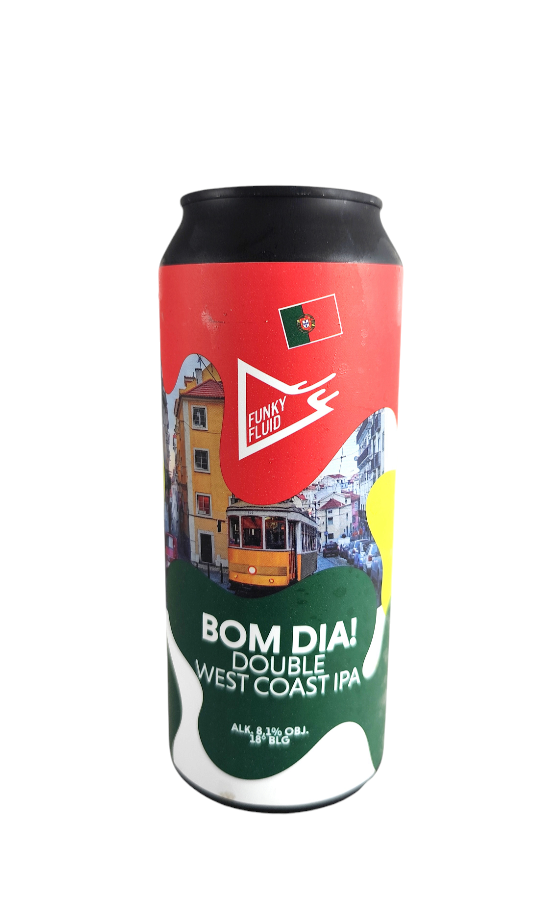 Funky Fluid Bom Dia! Double West Coast IPA 18°