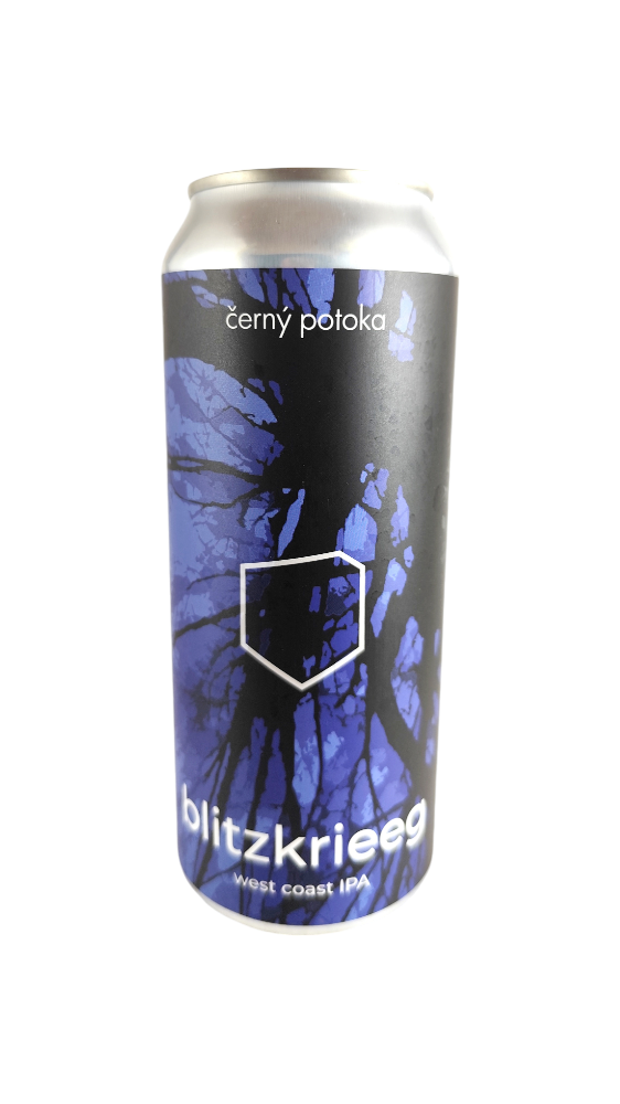Černý potoka Blitzkrieeg West Coast IPA 15°