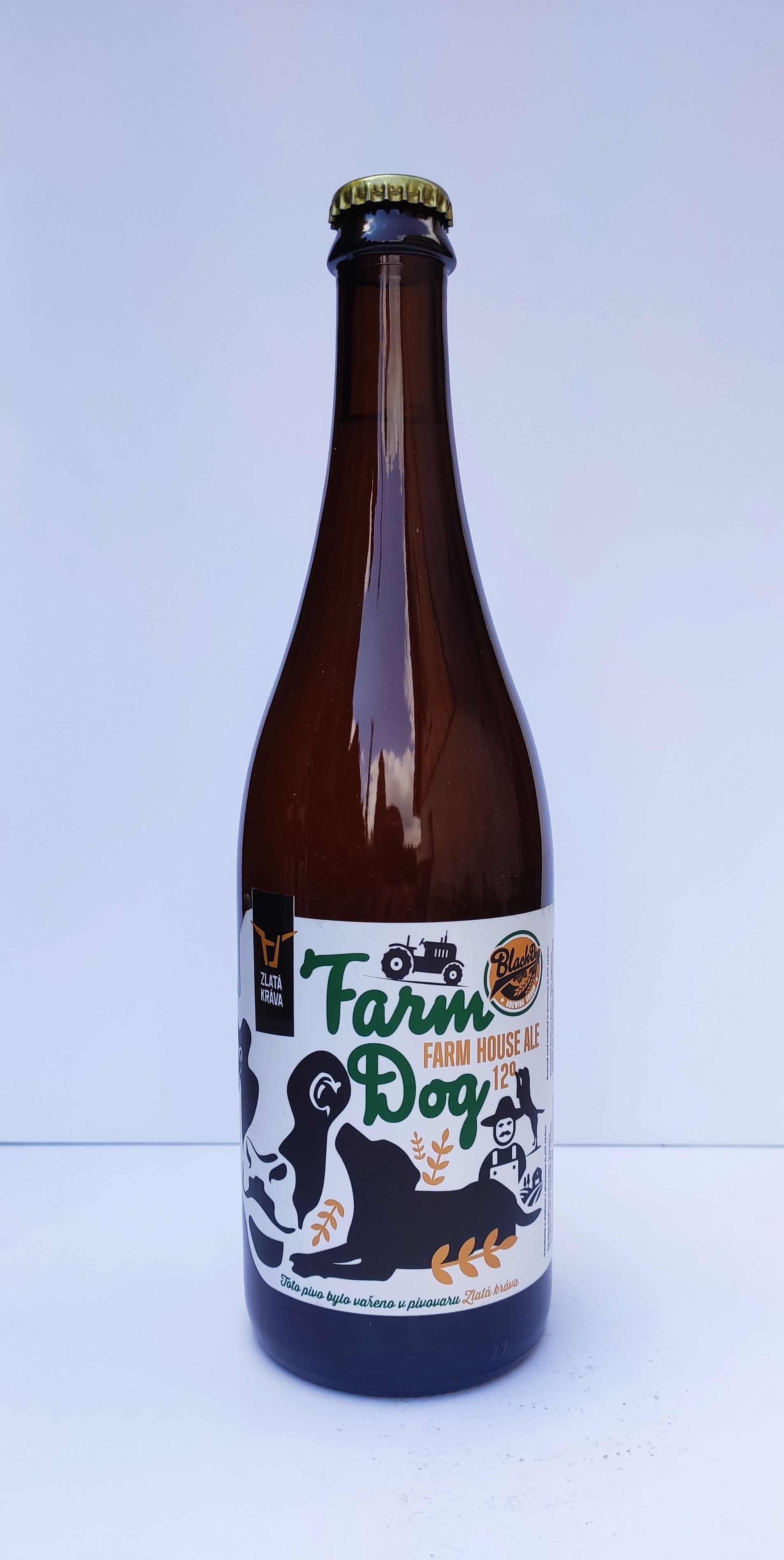 Zlatá kráva Farm Dog Farm House Ale 12° 