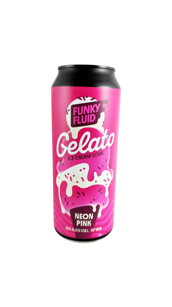 Funky Fluid Gelato: Neon Pink watermelon, pink guava, and raspberry 18°