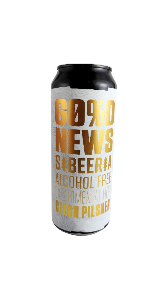 Sibeeria Good News Czech Pilsner Alcohol - Free Czech Pilsner 0°