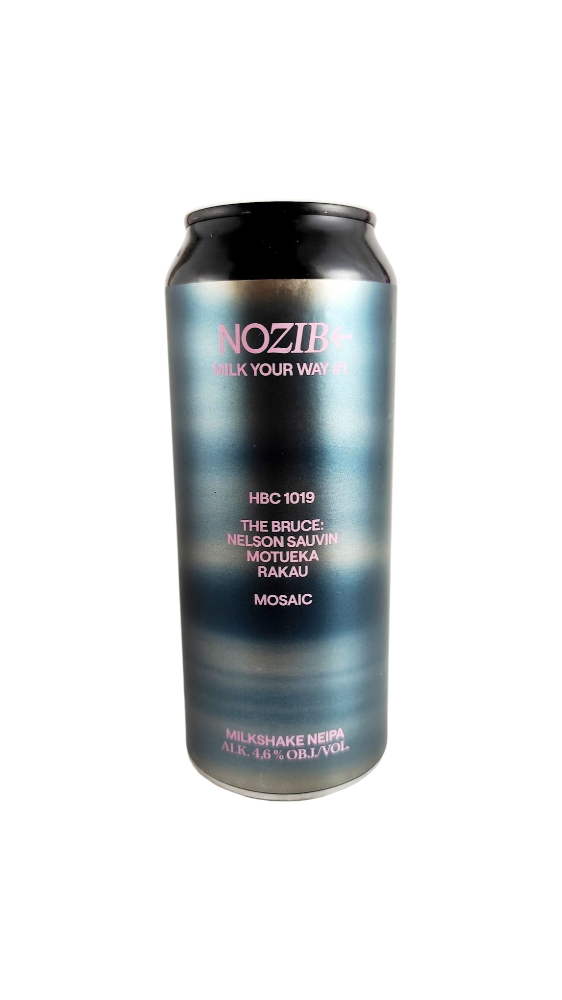 NOZIB Milk your way #1 HBC1019 + the Bruce + Mosaic NEIPA 16°
