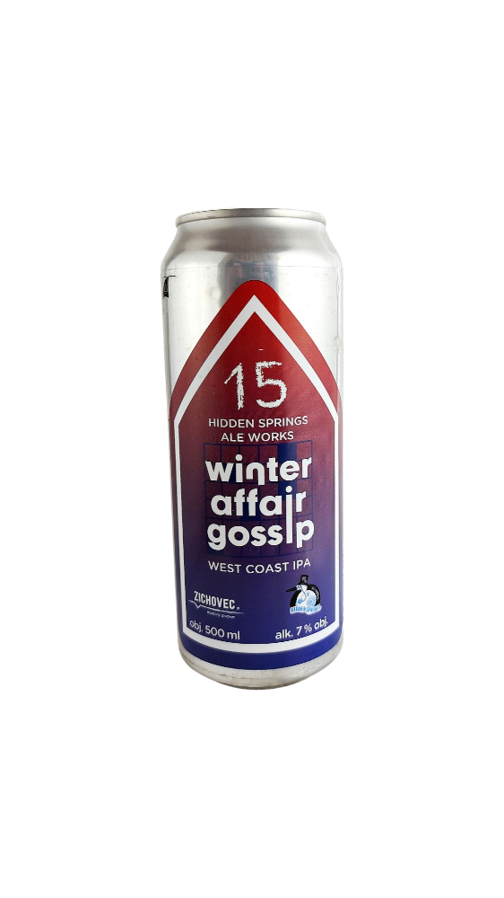 Zichovec Gossip Hidden Springs West Coast IPA 15°