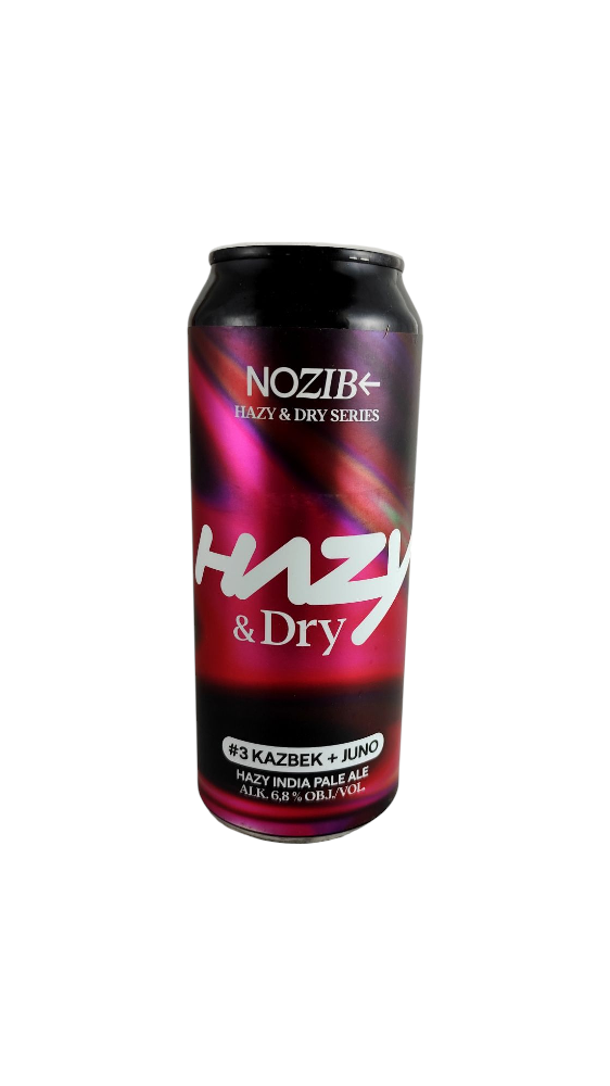 NOZIB Hazy & Dry #3 Kazbek + Juno IPA 15°