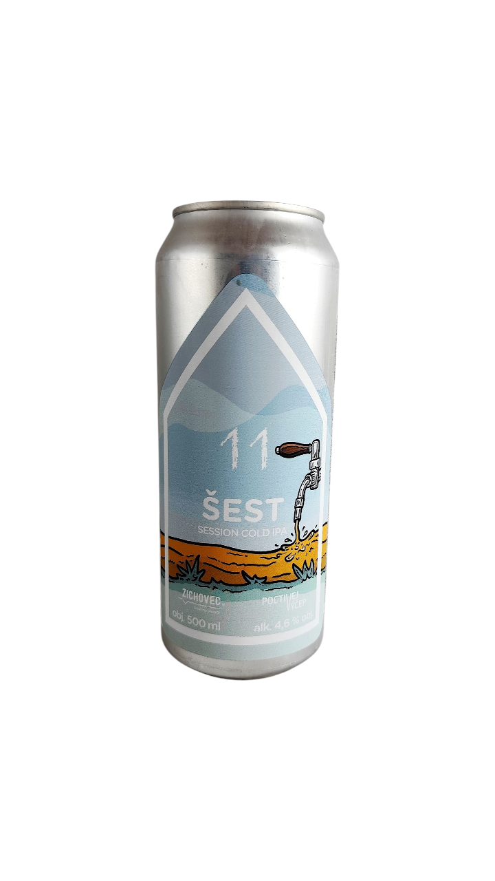 Zichovec Šest Session Cold New Zealand IPA 11°