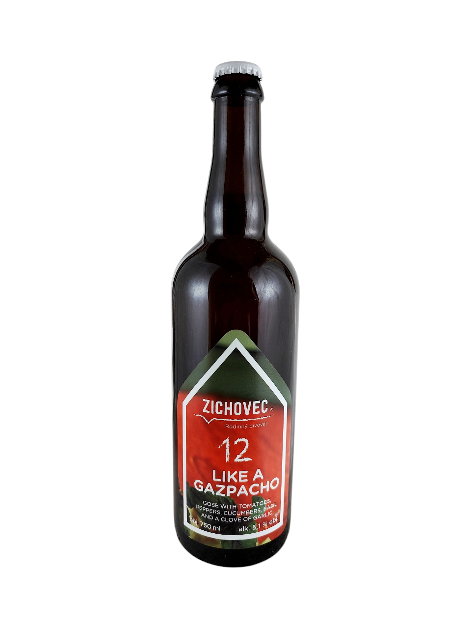 Zichovec Like a Gazpacho Gose with Tomatoes, Peppers, Cucumbe, Basil and Garlic 12°