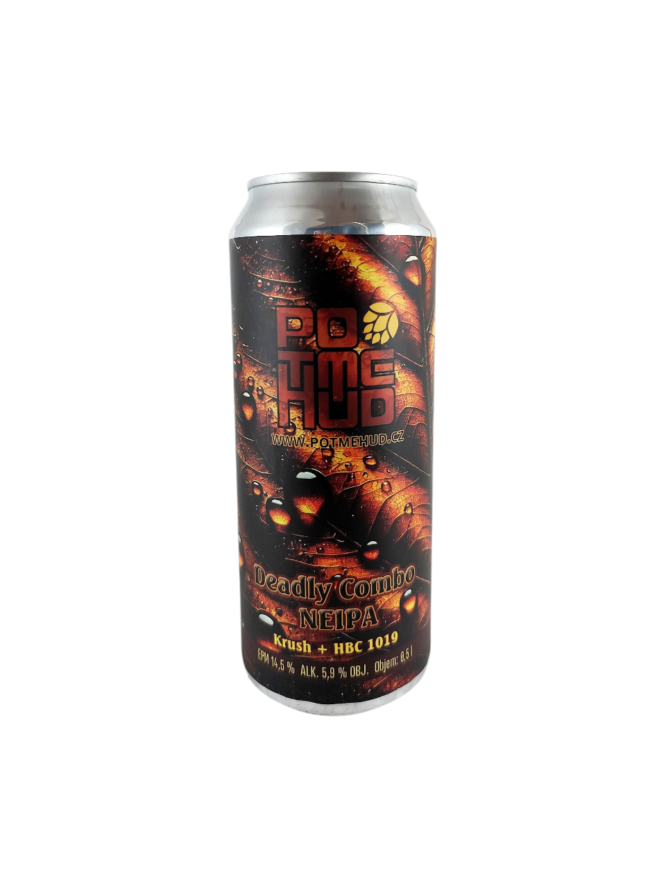 Potmehúd Deadly Combo NEIPA: Krush + HBC 1019 14,5°