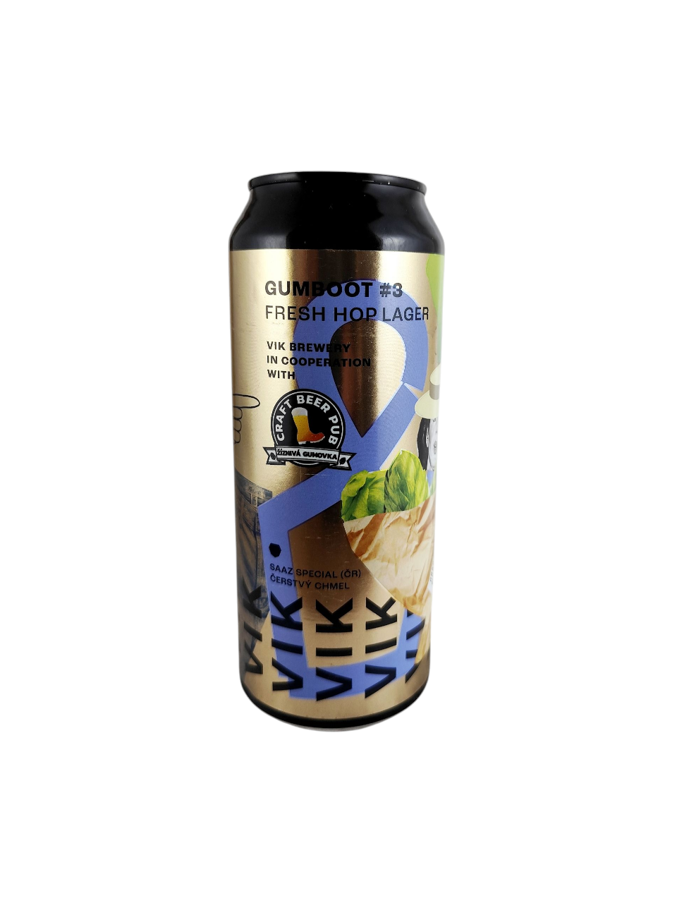 Vik Gumboot #3 Fresh Hop Lager collab Žíznivá Gumovka 11°