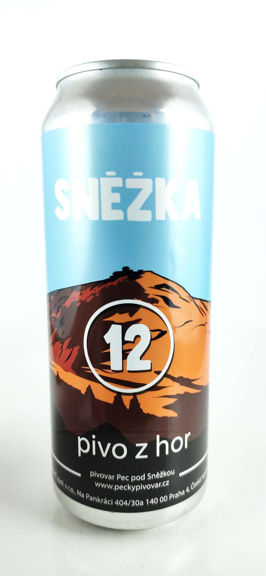 Pecký pivovar Sněžka ležák 12°