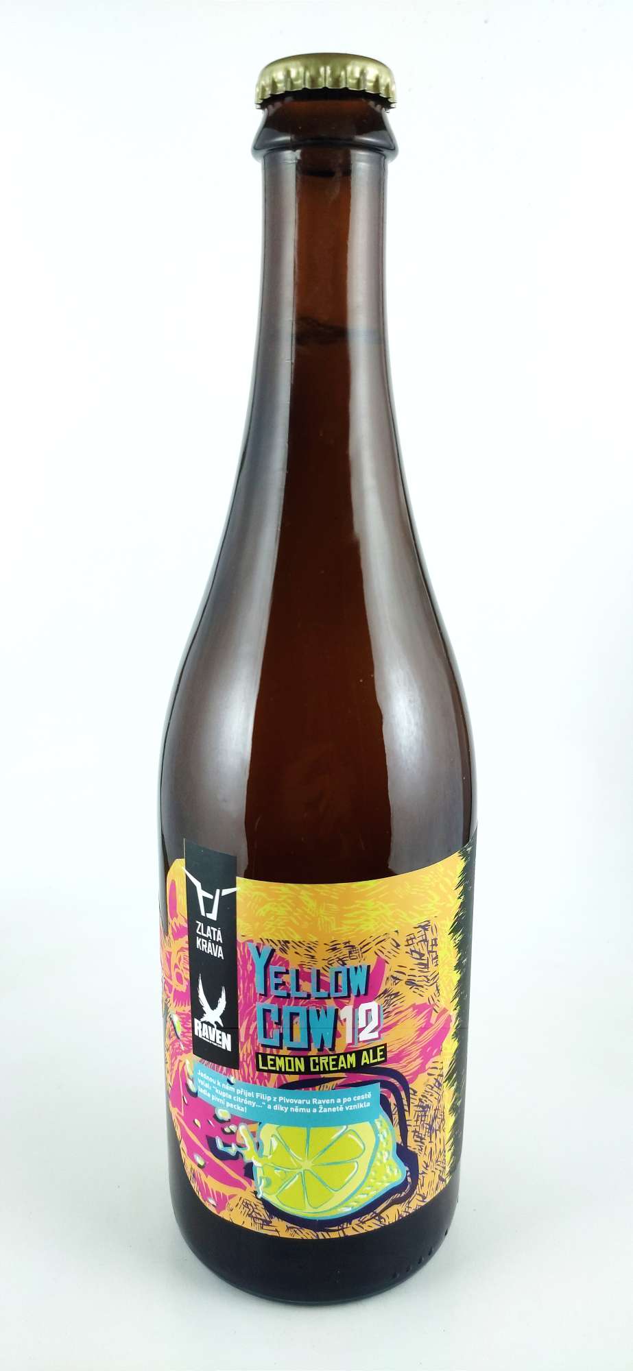 Zlatá kráva Yellow Cow Lemon Cream Apa 12°