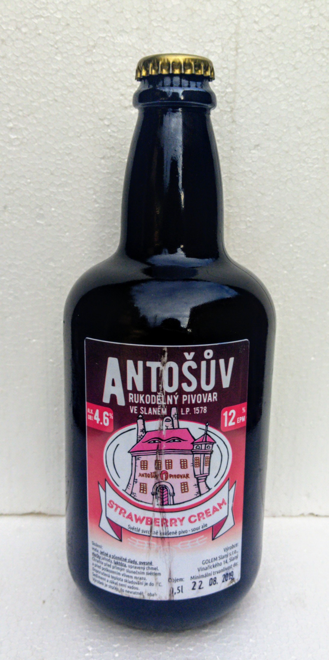 Antoš Strawberry cream 12°