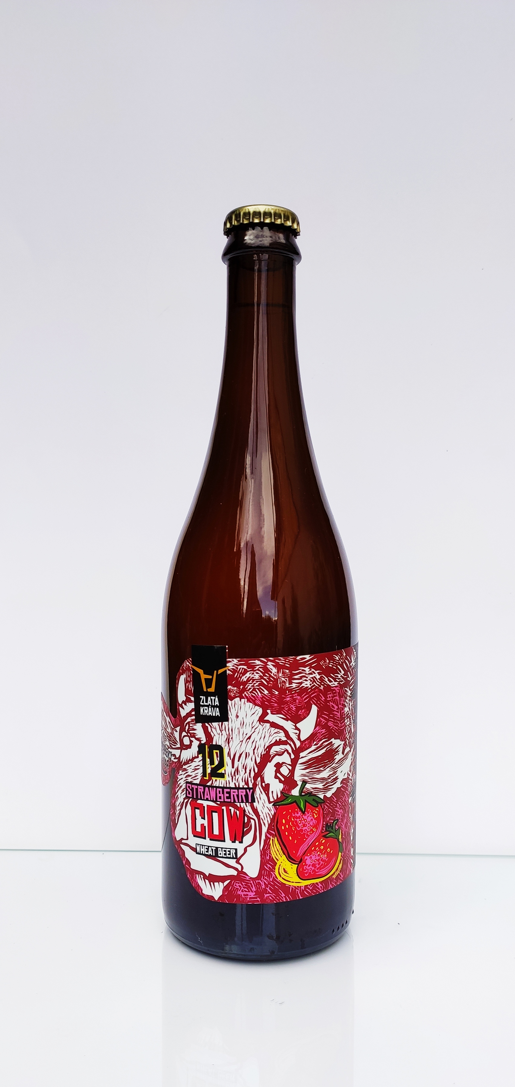 Zlatá kráva Strawbeery Cow 12°